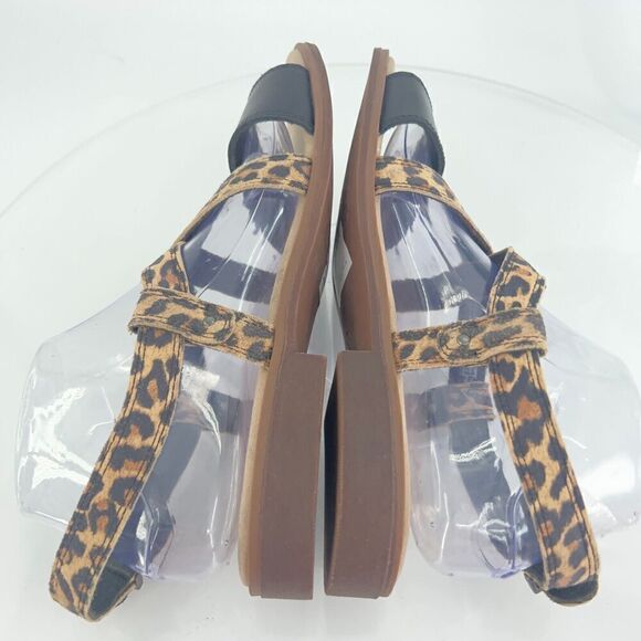 Clarks Women's Declan Spring Sandal Size 9 Black Leather Flat Ankle Strap Comfy - Picture 7 of 13